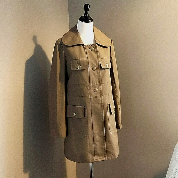 Kristian Alfonso NWOT's Women's Peacoat with Gold Button Accents Sz Med - Picture 1 of 9